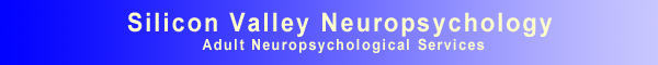 Silicon Valley Neuropsychology, Adult Neuropsychological Services